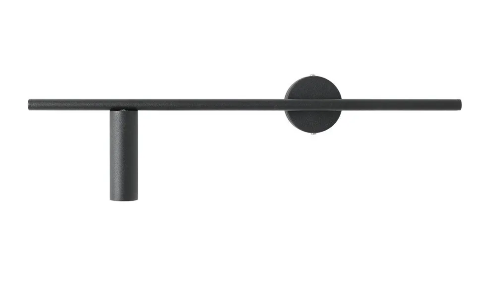 Metall Wandlampe Schwarz Zylinder H:17 cm GU10 Retro