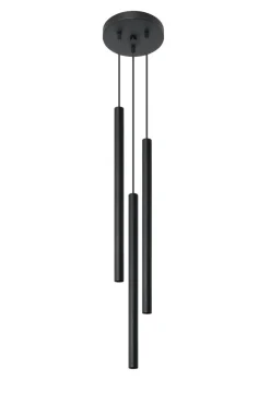 Minimalistische Hängeleuchte Schwarz Ø20cm 3x G9 PETERA