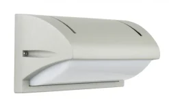 Moderne Außenwandleuchte IP54 B:25cm in Silber E27