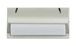 Moderne Außenwandleuchte IP54 B:25cm in Silber E27