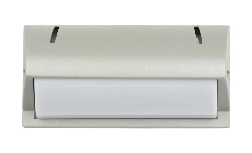 Moderne Außenwandleuchte IP54 B:25cm in Silber E27