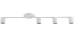 Moderne Deckenlampe GU10 Weiß Metall L:90 cm groß