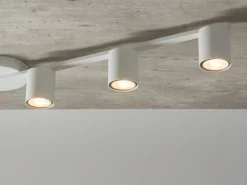 Moderne Deckenlampe GU10 Weiß Metall L:90 cm groß