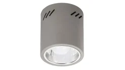 Moderne Deckenlampe Metall E27 Ø13,3cm in Grau