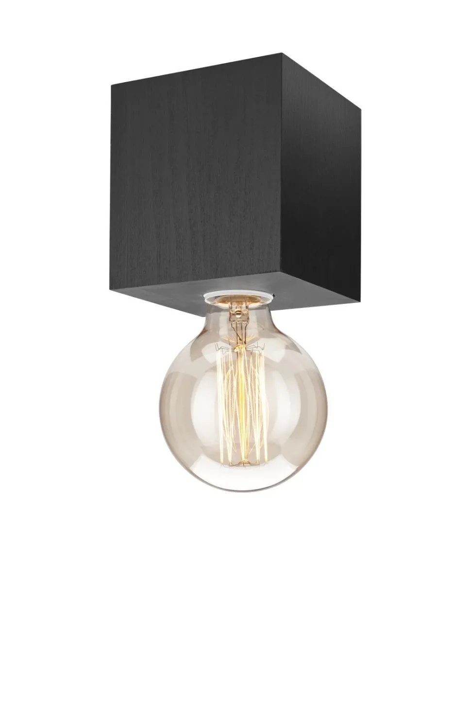 Moderne Deckenleuchte in Wenge Wohnzimmer eckig