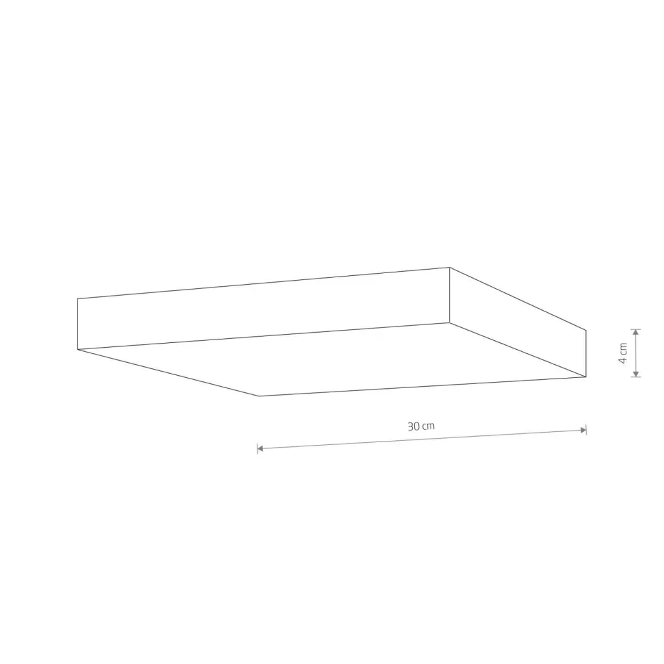 Moderne Deckenleuchte LED Weiß 4000 K 5000 lm B: 30 cm