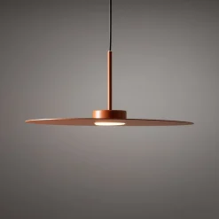 Moderne Hängelampe Stahl GX53 rund Ø40 cm Terrakotta