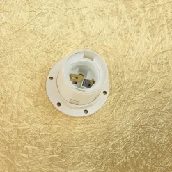 Moderne Hängeleuchte Weiß Gold Ferra