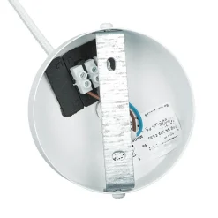 Moderne Hängeleuchte Weiß Gold Ferra