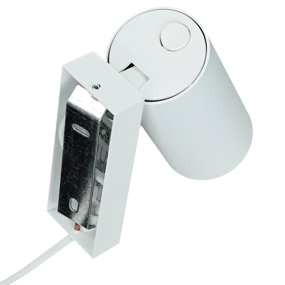 Moderne Leselampe Wand mit Schalter Kabel Weiß