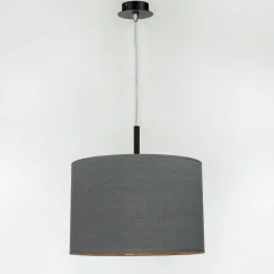 Moderne Loft Hängeleuchte in grau