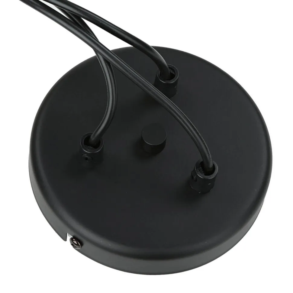 Moderne Pendelleuchte E27 Schwarz 3-flmg