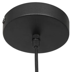 Moderne Pendelleuchte Glas in Bernstein E27 Ø20 cm rund