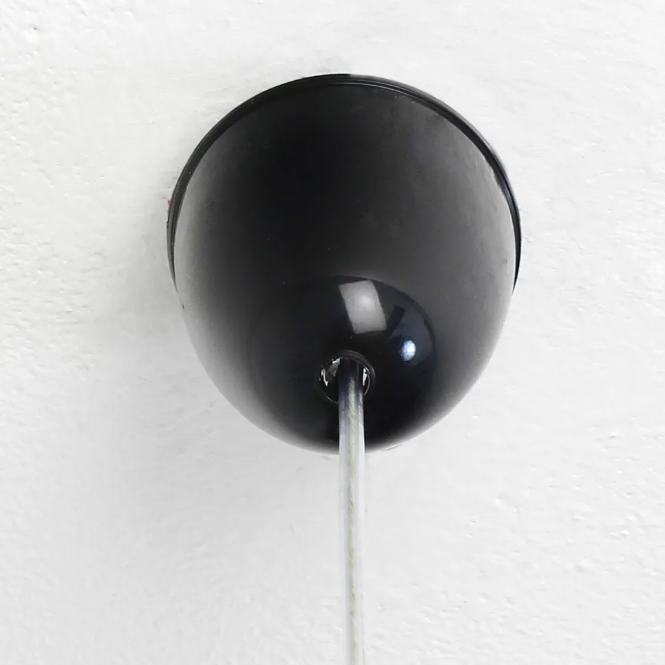 Moderne Pendelleuchte in schwarz-gold