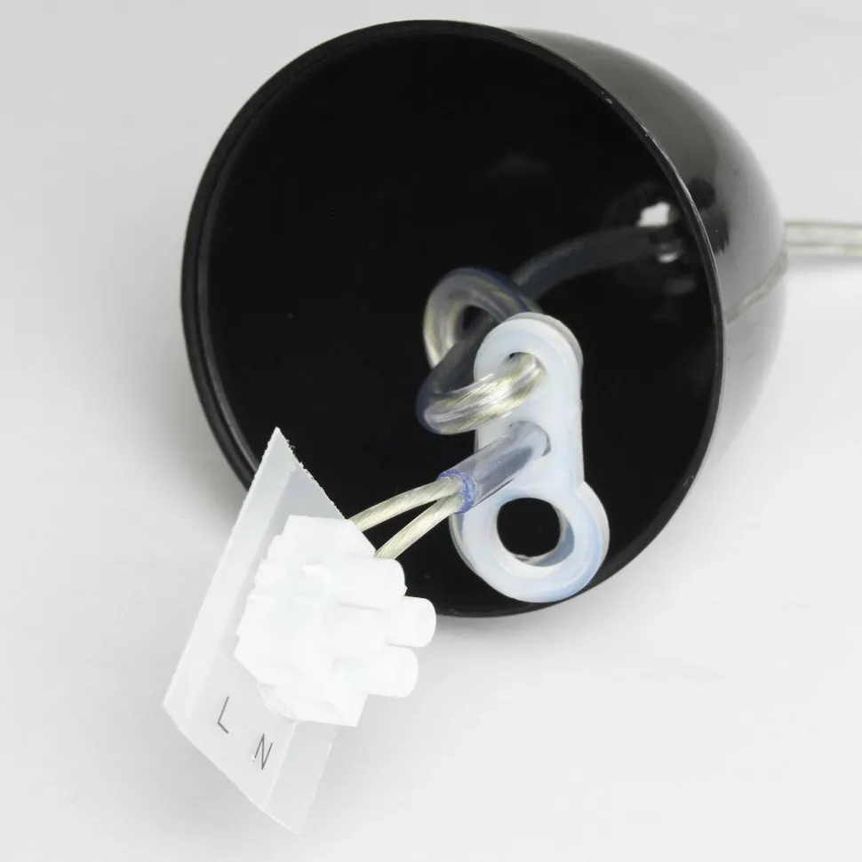 Moderne Pendelleuchte in schwarz-gold