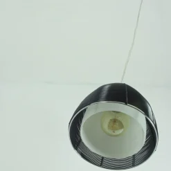 Moderne Pendelleuchte Jafar in schwarz