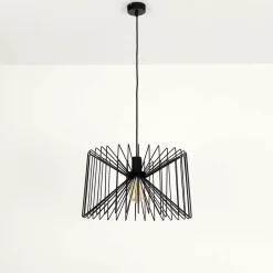 Moderne Pendelleuchte NESS schwarz