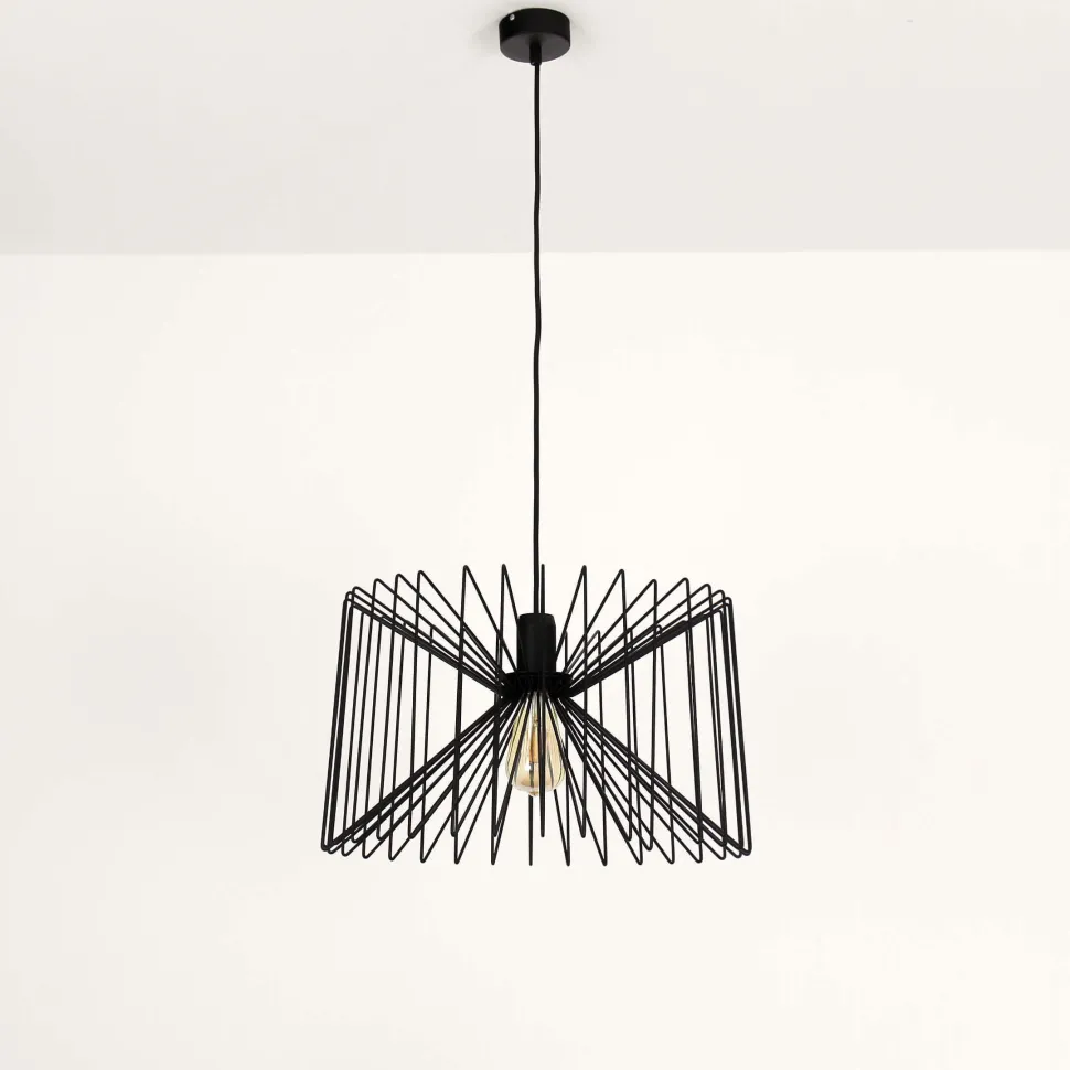 Moderne Pendelleuchte NESS schwarz