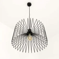 Moderne Pendelleuchte NESS schwarz