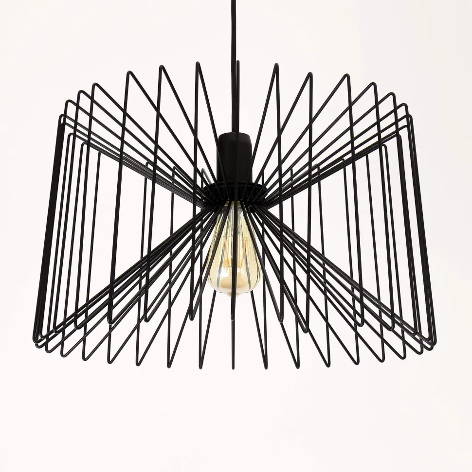 Moderne Pendelleuchte NESS schwarz