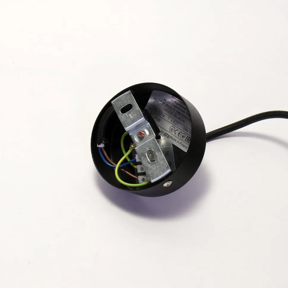 Moderne Pendelleuchte NESS schwarz