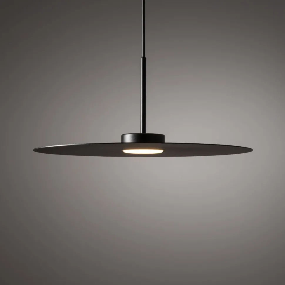 Moderne Pendelleuchte Stahl GX53 rund Ø40 cm Schwarz