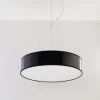 Moderne runde Pendelleuchte ATIS in Schwarz