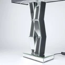 Moderne Tischleuchte schwarz