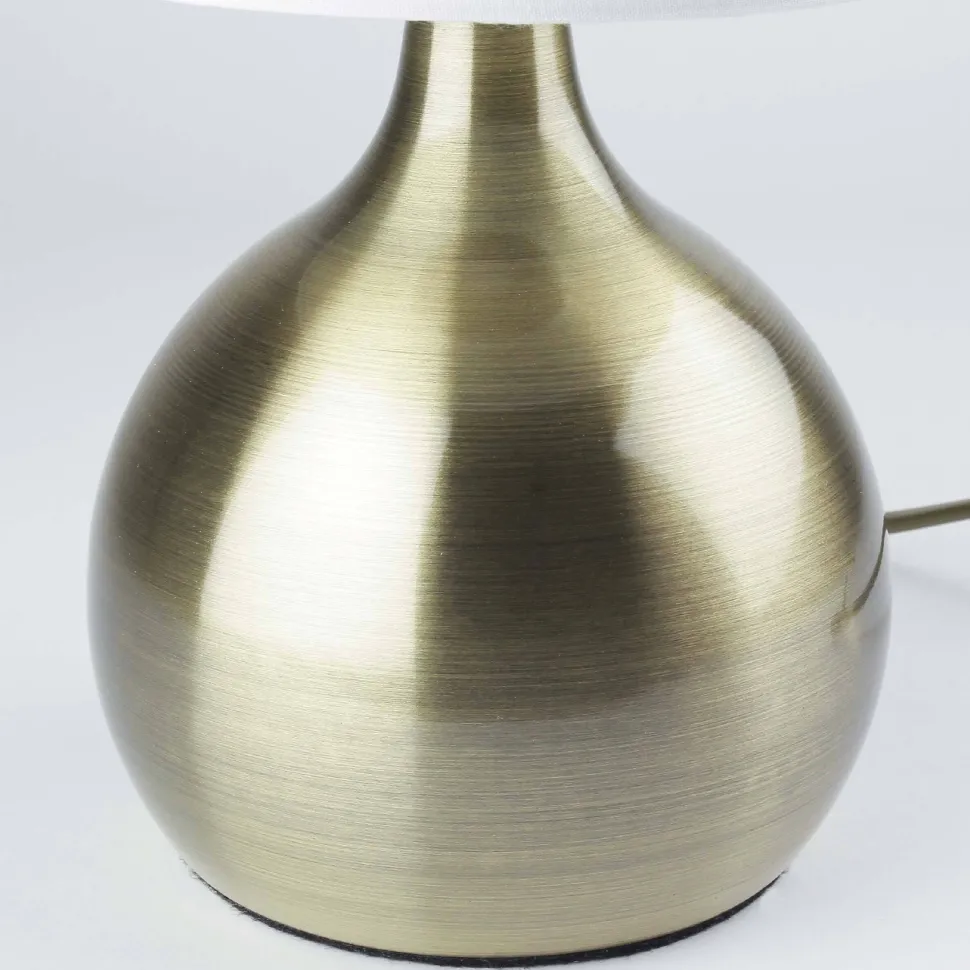 Moderne Touch Tischleuchte E14 Touchdimmer Weiß