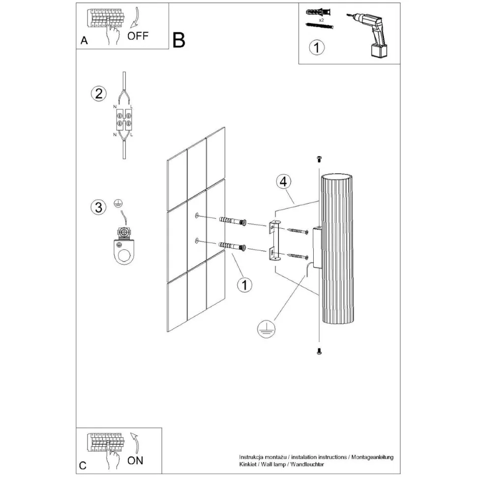 Moderne Wandlampe Up Down H: 30 cm Rot GU10 2-flammig Alu