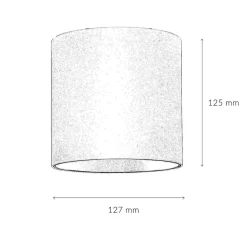 Moderner Deckenspot GU10 Metall in Schwarz Gold