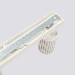 Moderner Deckenstrahler 4-flammig GU10 B: 81 cm in Creme