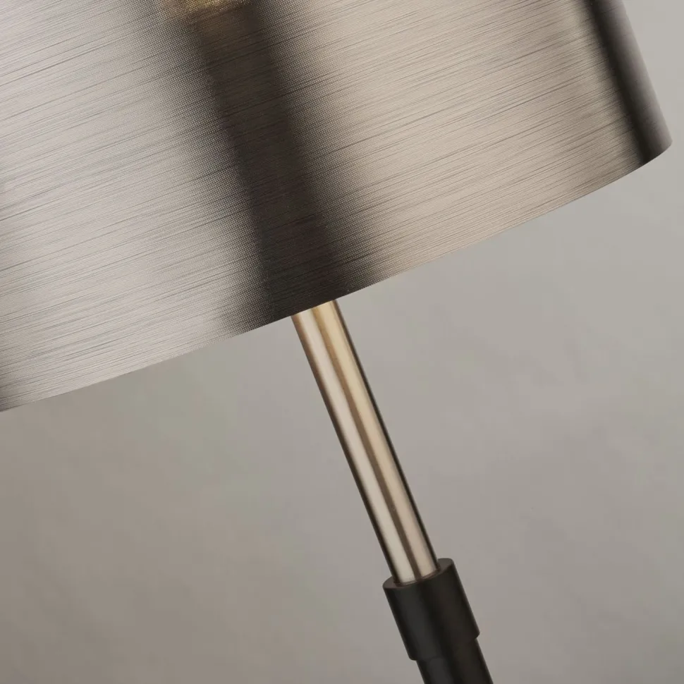 Nachttischleuchte E27 59,5 cm Schwarz Modern