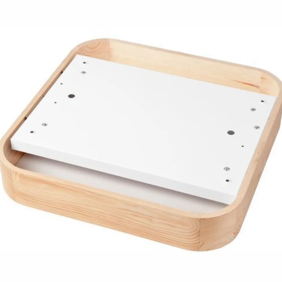 Natürliche Deckenlampe Pinie Glas B:45 cm E27 4-flmg