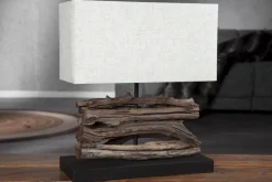 Natürliche Tischlampe Modern kunstvoll 40cm Treibholz