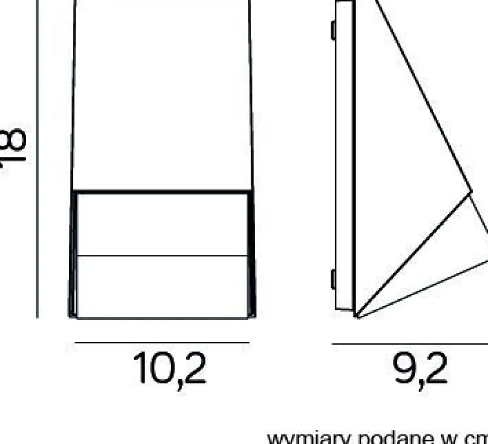 Outdoor Wandleuchte Anthrazit IP54 wetterfest