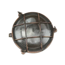 Outdoor Wandleuchte Messing Maritim Ø 21 cm E27 IP64