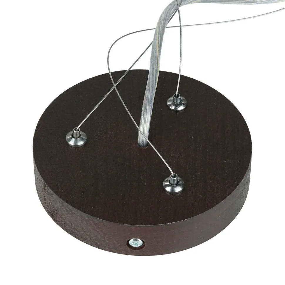 Pendel Hängelampe Holzleuchte Braun Esszimmer rund