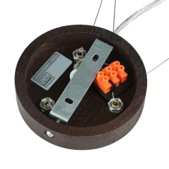 Pendel Hängelampe Holzleuchte Braun Esszimmer rund