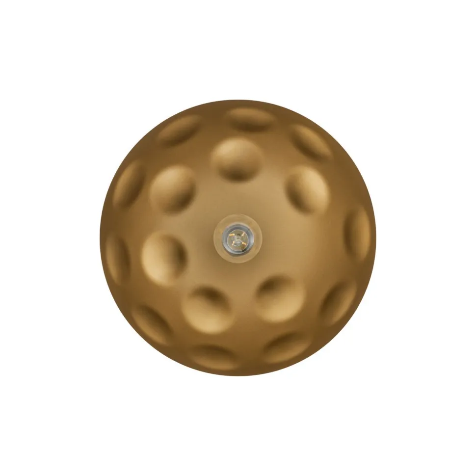 Pendelleuchte Ø 33 cm E27 in Schwarz Gold matt