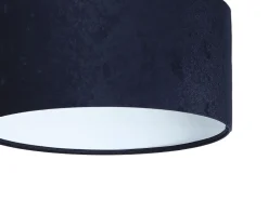 Pendelleuchte AIMEE Dunkelblau Weiß Retro rund