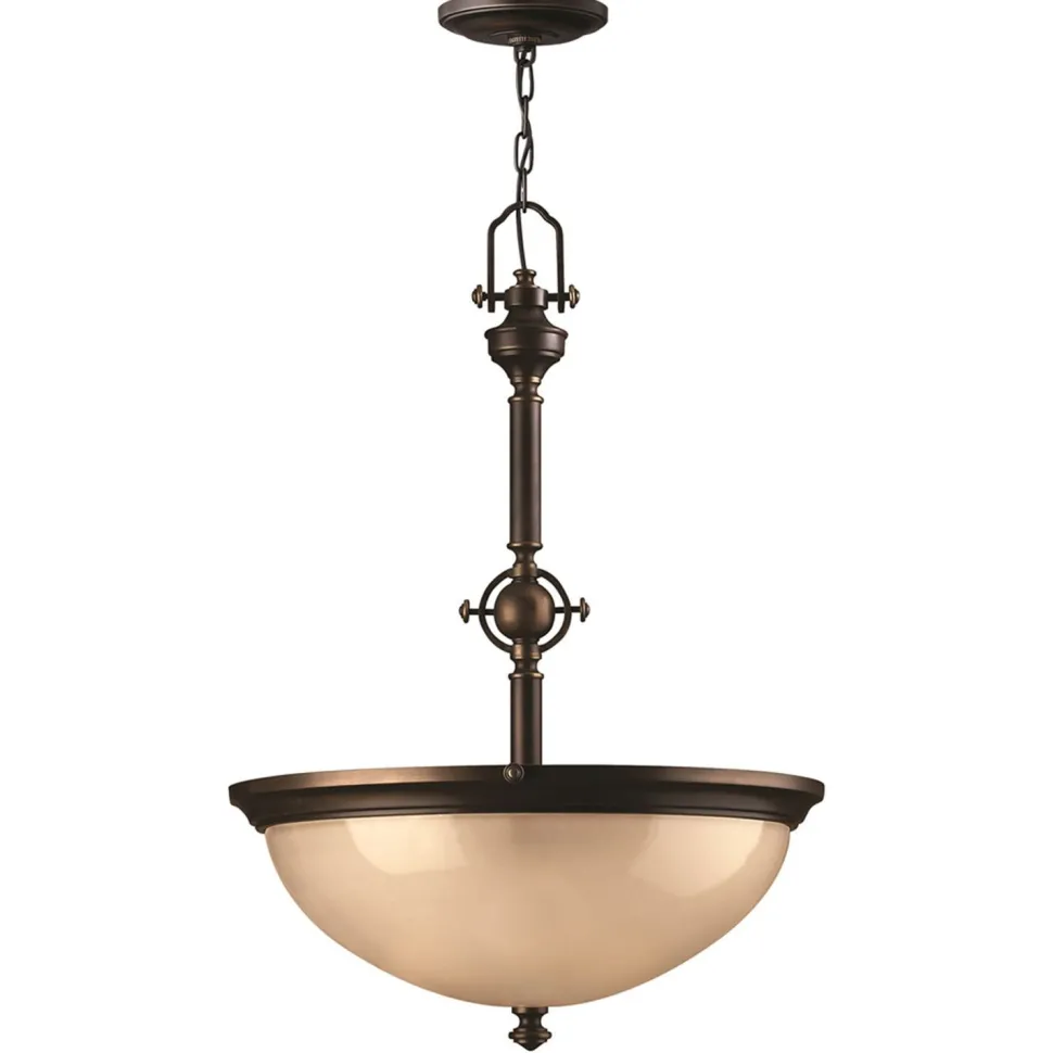 Pendelleuchte ANABELL 7 Bronze kürzbar Ø53cm Lampe