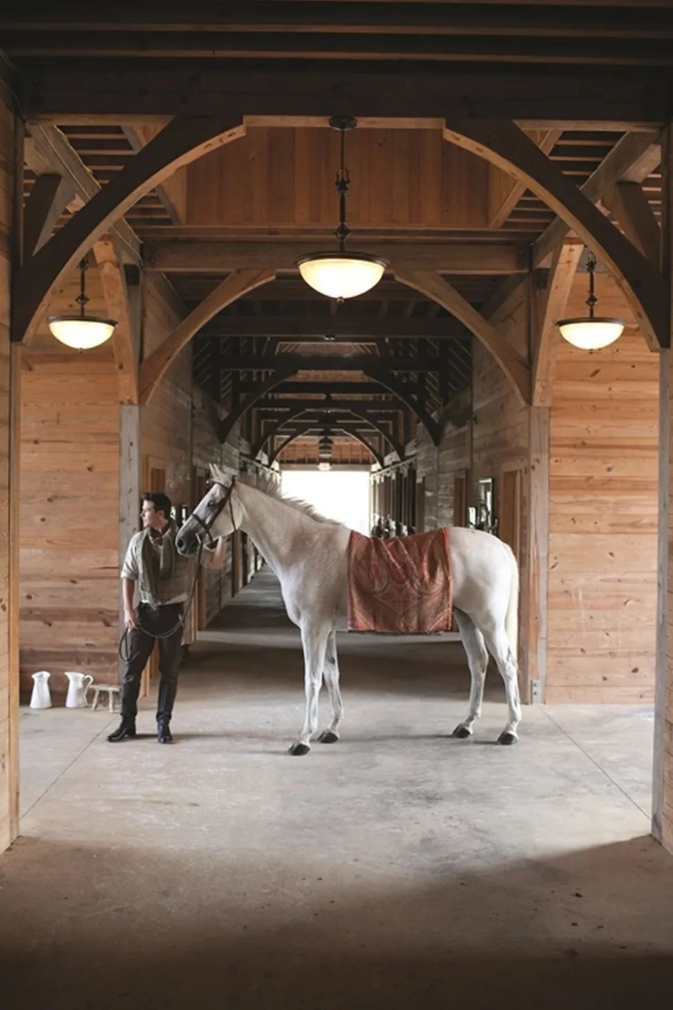 Pendelleuchte ANABELL 7 Bronze kürzbar Ø53cm Lampe