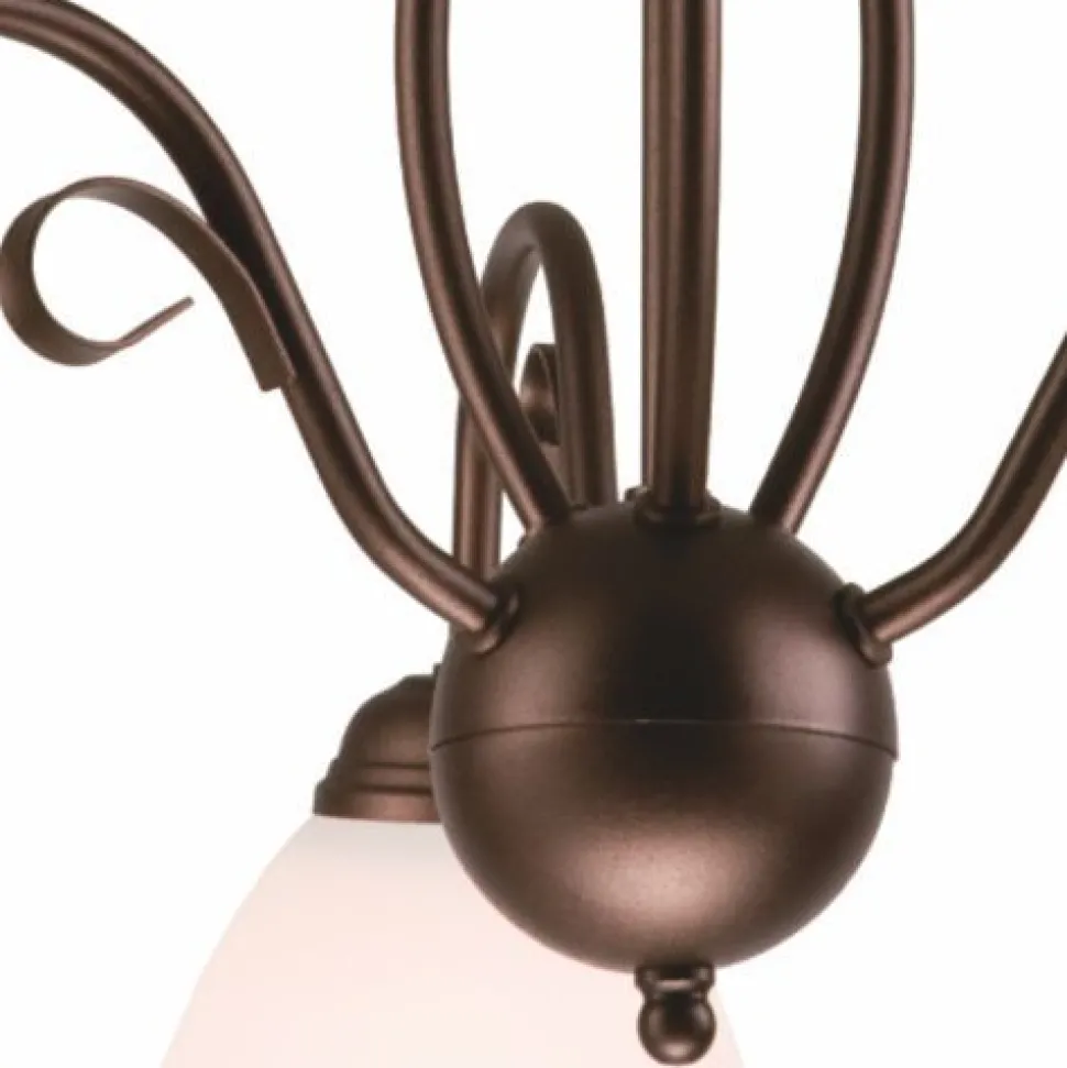 Pendelleuchte Braun Metall Esstisch Rustikal 3xE27