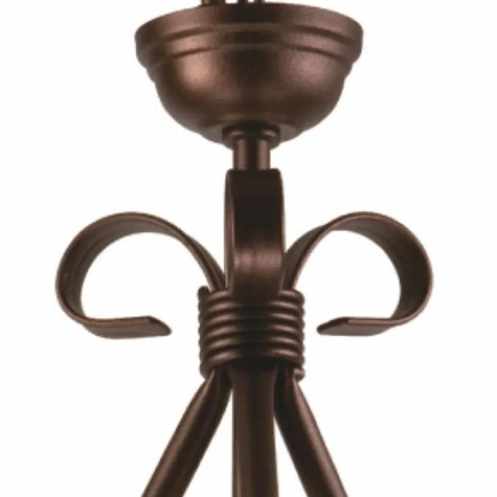 Pendelleuchte Braun Metall Esstisch Rustikal 3xE27