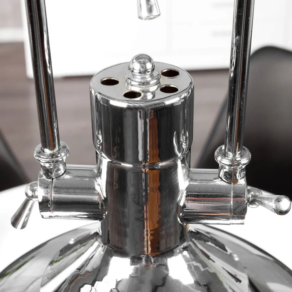 Pendelleuchte Ø45cm Industrie Wohnzimmerlampe Chrom