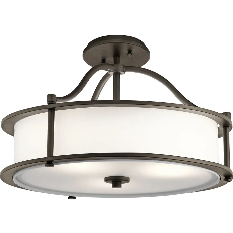 Pendelleuchte CORDA Bronze Ø46cm verstellbar Lampe