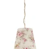 Pendelleuchte CRINE Blumen Schirm Ø35cm Shabby