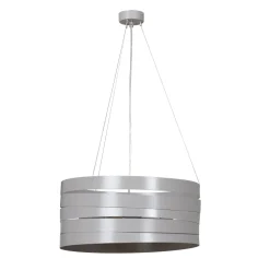 Pendelleuchte DONNA Grau verstellbar Metall Ø45cm