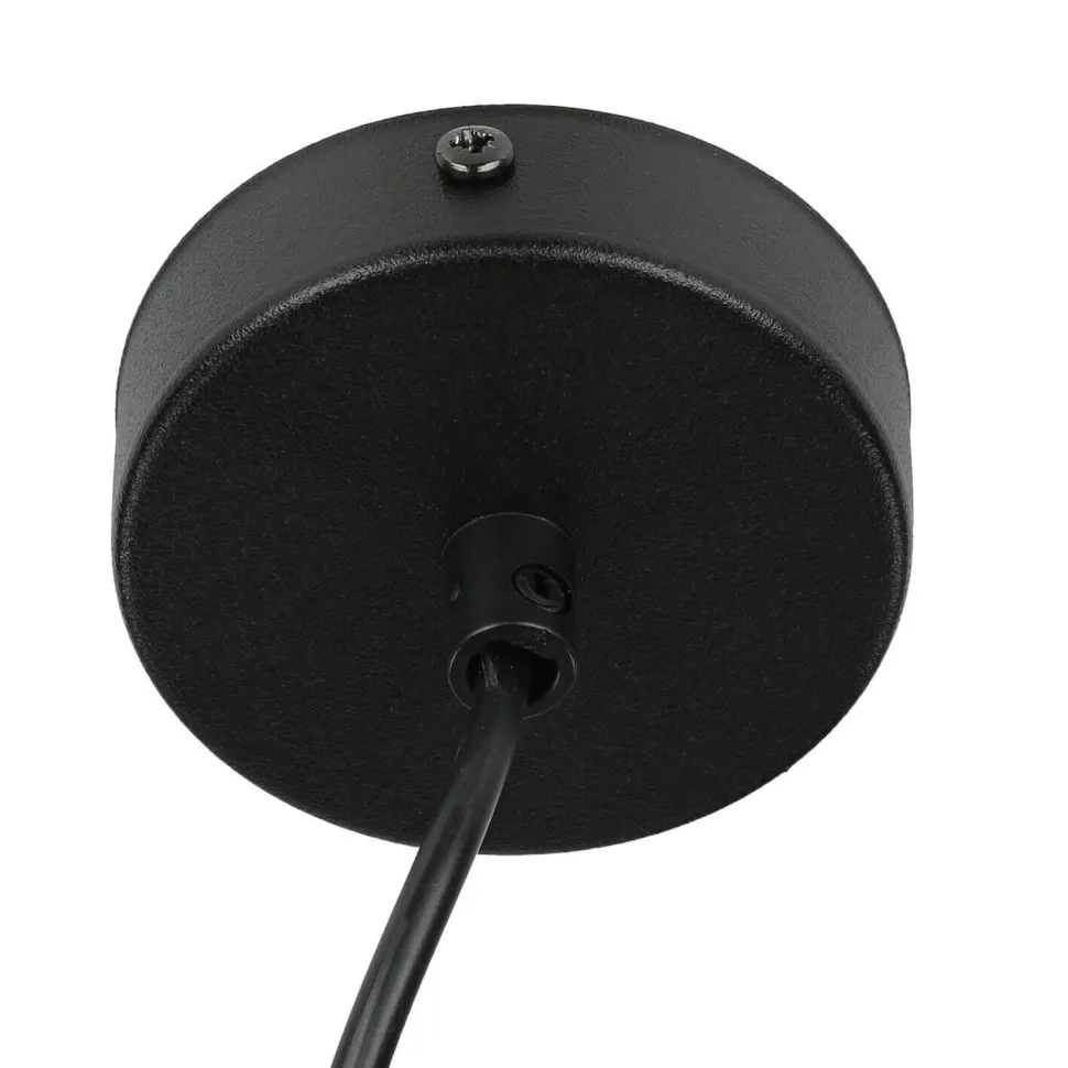 Pendelleuchte Draht Schwarz geometrisch Esstisch